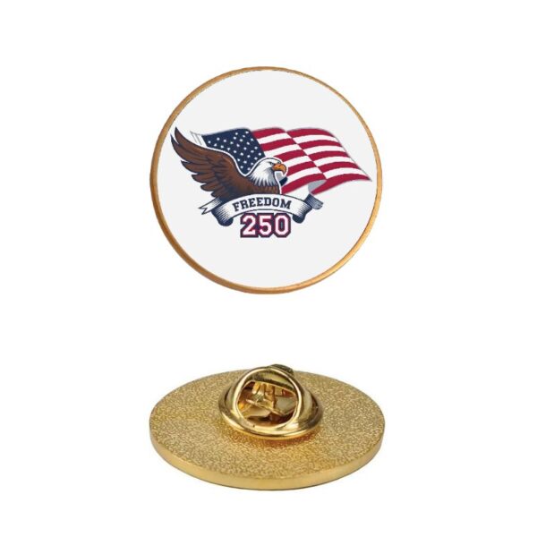 Round Lapel Pin